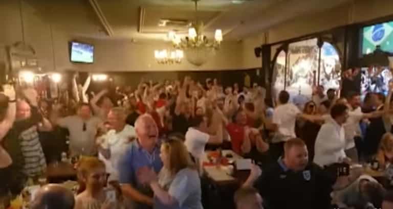 This video of England fans celebrating in pubs shows how much it meant to the country This video of England fans celebrating in pubs shows how much it meant to the country