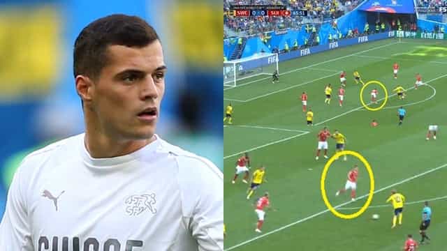 Granit Xhaka’s role in Sweden’s winning goal needs to be highlighted Granit Xhaka’s role in Sweden’s winning goal needs to be highlighted