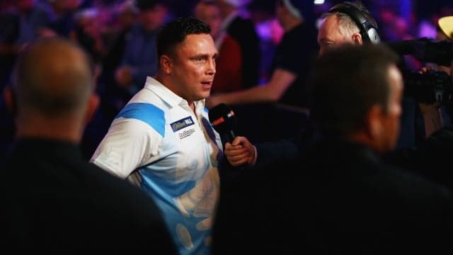 Gerwyn Price fined £21,500 and receives suspended three-month ban for Grand Slam antics Gerwyn Price fined £21,500 and receives suspended three-month ban for Grand Slam antics