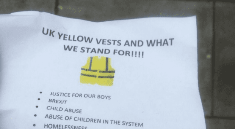 UK ‘yellow vest’ protesters’ list of things they ‘stand for’ are bizarre