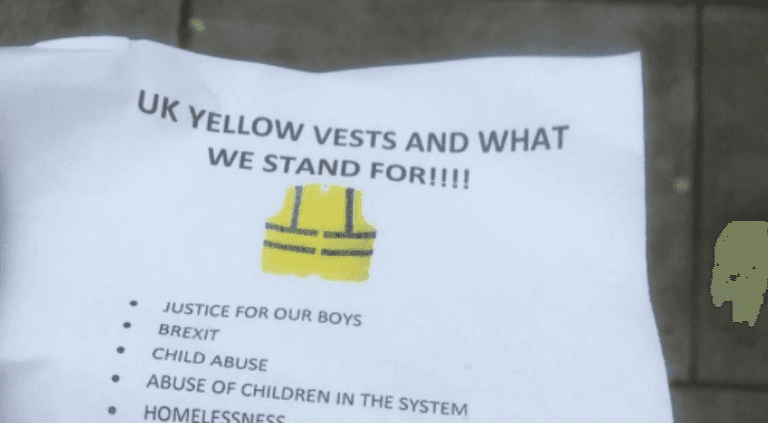 UK ‘yellow vest’ protesters’ list of things they ‘stand for’ are bizarre UK ‘yellow vest’ protesters’ list of things they ‘stand for’ are bizarre