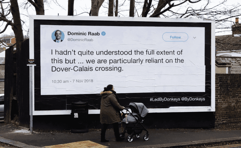 MPs are getting trolled with own words by pro-Remain billboard campaign MPs are getting trolled with own words by pro-Remain billboard campaign