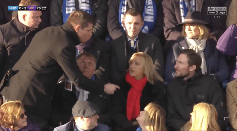 Sky Sports reporter tries to interview random person who he thinks is Huddersfield’s new manager Sky Sports reporter tries to interview random person who he thinks is Huddersfield’s new manager