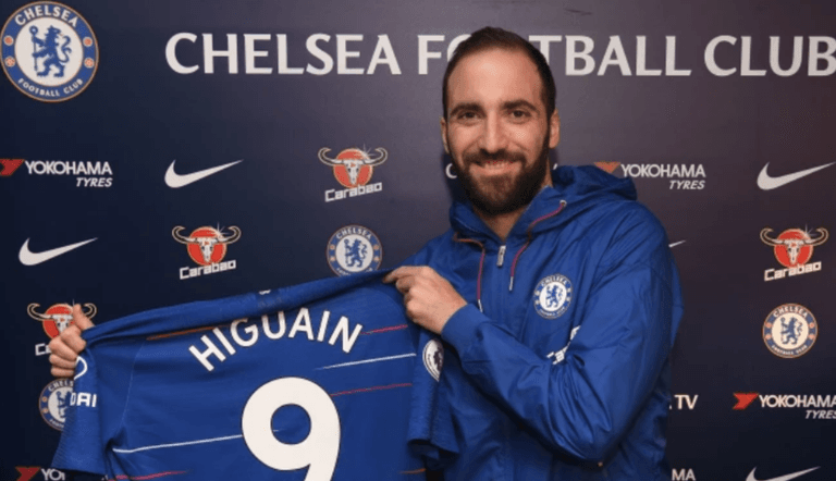 Chelsea confirm signing of Gonzalo Higuaín, but he can’t play against Tottenham Chelsea confirm signing of Gonzalo Higuaín, but he can’t play against Tottenham