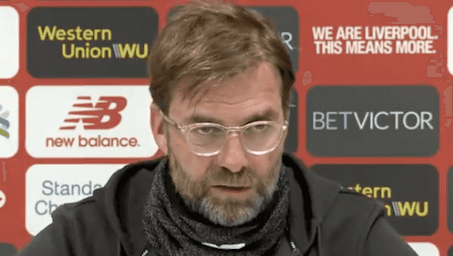 Jurgen Klopp tells press conference “we go again” after Liverpool drop points at home Jurgen Klopp tells press conference “we go again” after Liverpool drop points at home