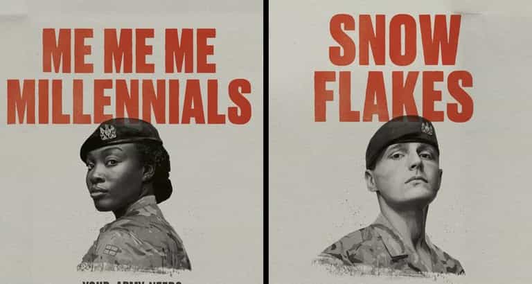 Army launch ‘Snowflake’ recruitment posters targeted at millennials Army launch ‘Snowflake’ recruitment posters targeted at millennials