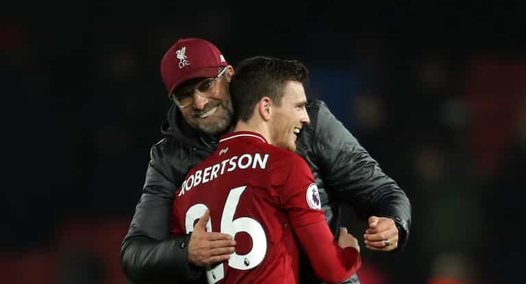 Jurgen Klopp reveals Andy Robertson renewed Liverpool deal in “almost record time” Jurgen Klopp reveals Andy Robertson renewed Liverpool deal in “almost record time”