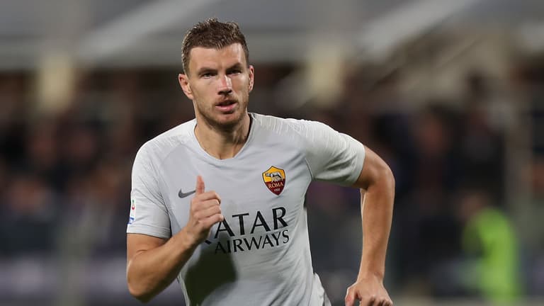 Edin Džeko given two game ban for abusing referee during Fiorentina thrashing Edin Džeko given two game ban for abusing referee during Fiorentina thrashing