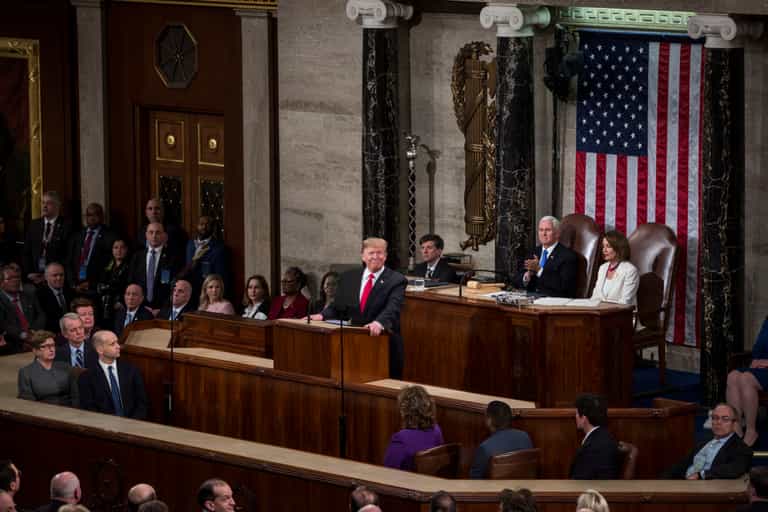 A list of falsehoods in Trump’s State of the Union address A list of falsehoods in Trump’s State of the Union address