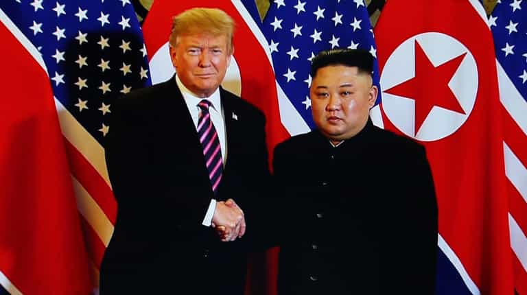 Donald Trump has walked out on the North Korea nuclear summit with Kim Jong-un Donald Trump has walked out on the North Korea nuclear summit with Kim Jong-un
