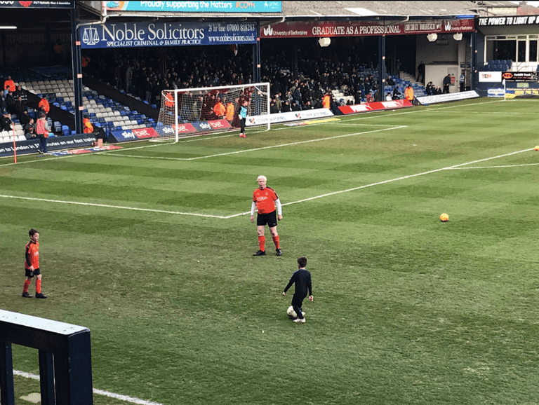 Luton Town let 60-year-old fan become a mascot Luton Town let 60-year-old fan become a mascot