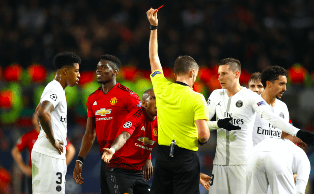 Paul Pogba did not deserve second yellow card, argues Mark Clattenburg