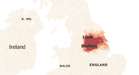 A New York Times quiz can determine where in the UK you come from A New York Times quiz can determine where in the UK you come from