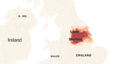 A New York Times quiz can determine where in the UK you come from A New York Times quiz can determine where in the UK you come from