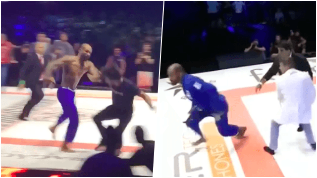 All hell breaks loose at Jiu-Jitsu event after injured fighter attacks opponent’s team All hell breaks loose at Jiu-Jitsu event after injured fighter attacks opponent’s team