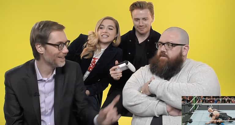 Nick Frost and Stephen Merchant do battle on WWE video games Nick Frost and Stephen Merchant do battle on WWE video games