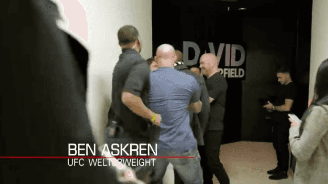 Footage surfaces of Kamaru Usman confronting Ben Askren at UFC 235 presser Footage surfaces of Kamaru Usman confronting Ben Askren at UFC 235 presser