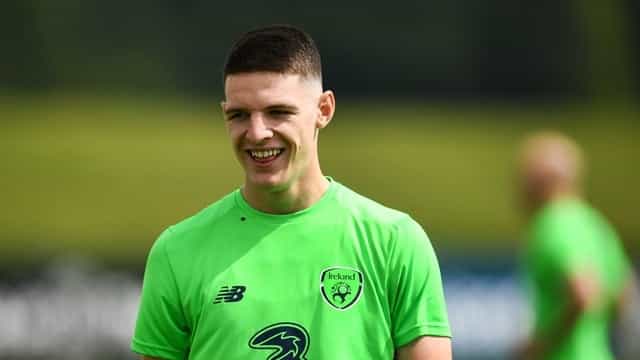 Declan Rice has won the FAI Young Player of the Year award Declan Rice has won the FAI Young Player of the Year award