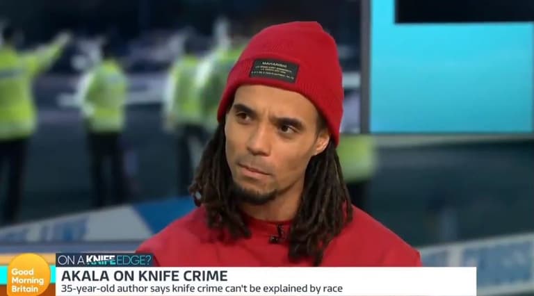 Akala praised after knife crime debate with Piers Morgan on Good Morning Britain Akala praised after knife crime debate with Piers Morgan on Good Morning Britain