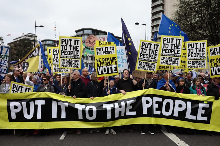Hundreds of thousands to take to the streets of London to march for People’s Vote Hundreds of thousands to take to the streets of London to march for People’s Vote