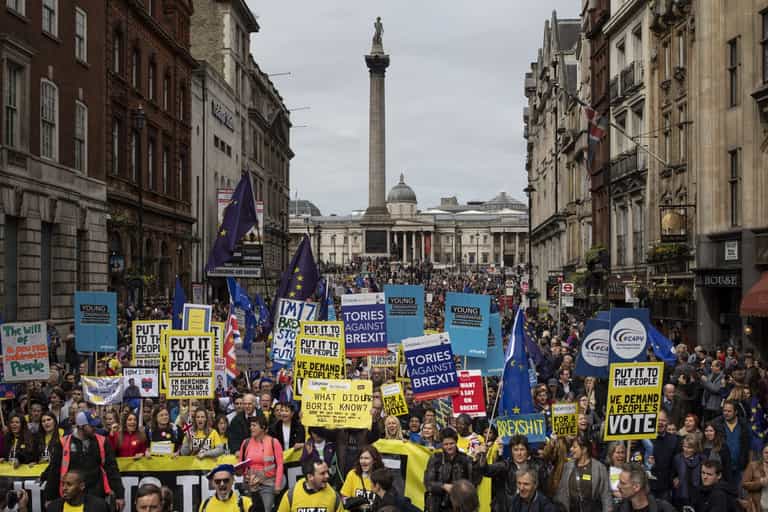 Estimated one million rally for People’s Vote in largest protest since Iraq War Estimated one million rally for People’s Vote in largest protest since Iraq War