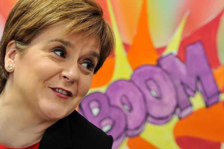 ‘If you don’t back me, I’ll stay’: Nicola Sturgeon bodies Theresa May during FMQs ‘If you don’t back me, I’ll stay’: Nicola Sturgeon bodies Theresa May during FMQs