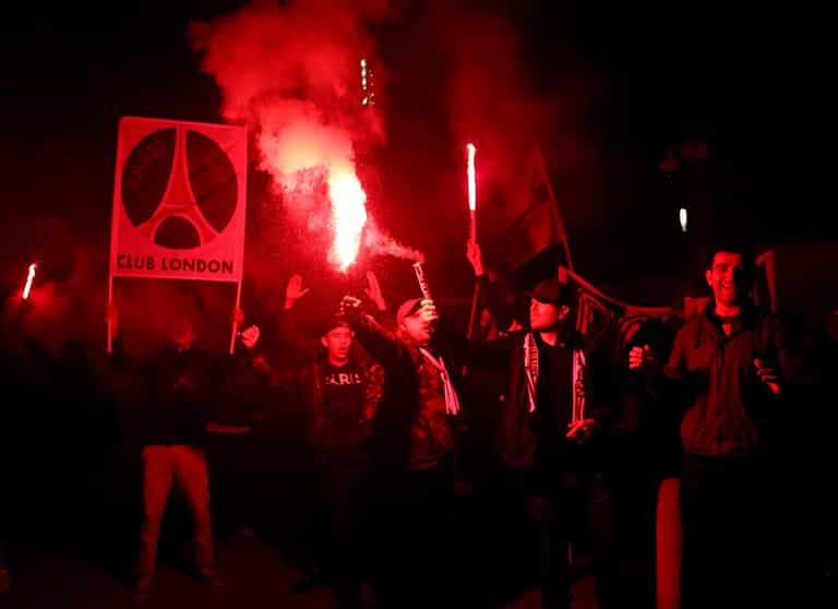 PSG fans found with drugs, weapons and fireworks on bus to Champions League tie with Chelsea Women PSG fans found with drugs, weapons and fireworks on bus to Champions League tie with Chelsea Women