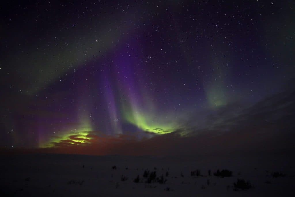 The Northern Lights could be visible in the UK this weekend