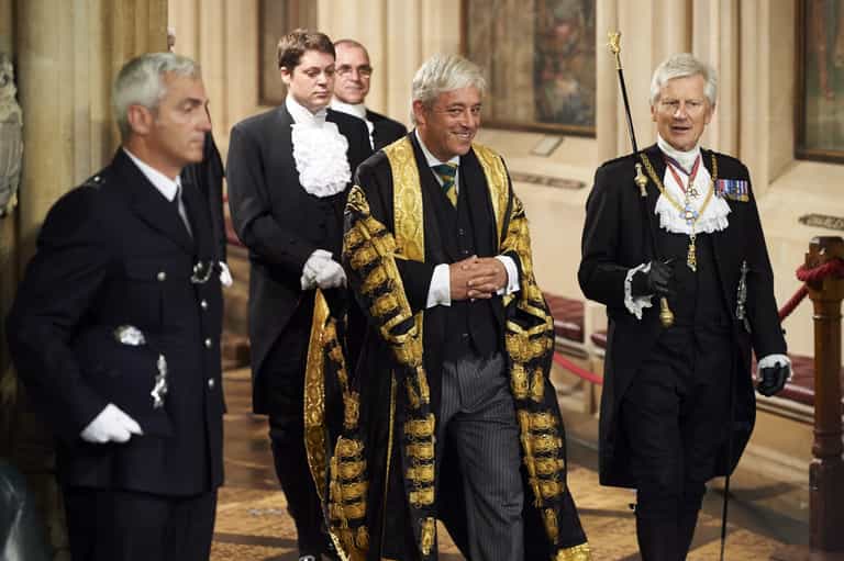 John Bercow explains his use of ‘order’ and shouts it into a camera in the process John Bercow explains his use of ‘order’ and shouts it into a camera in the process