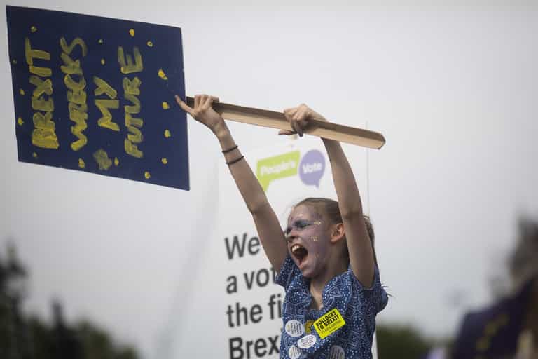 Three-quarters of young people would vote Remain in second referendum Three-quarters of young people would vote Remain in second referendum