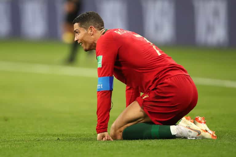Cristiano Ronaldo forced off with injury during Portugal match against Serbia Cristiano Ronaldo forced off with injury during Portugal match against Serbia