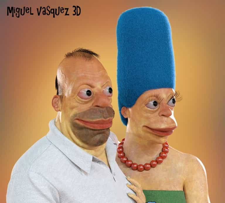 Creepy Marge Simpson is viral artist’s latest ‘lifelike’ recreation that will keep us up all night Creepy Marge Simpson is viral artist’s latest ‘lifelike’ recreation that will keep us up all night