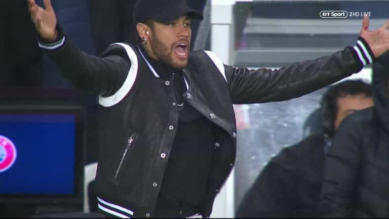 Neymar charged for post-match outburst following Manchester United defeat Neymar charged for post-match outburst following Manchester United defeat