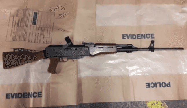 Pensioner among two men arrested after assault rifle seized by police in south London Pensioner among two men arrested after assault rifle seized by police in south London