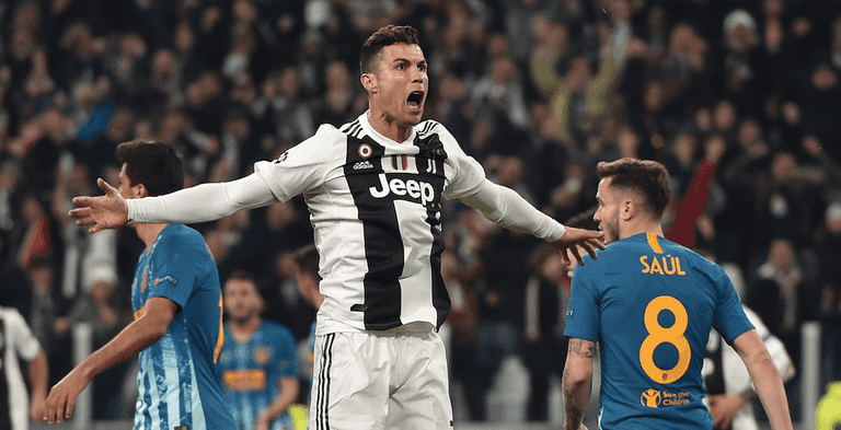 Cristiano Ronaldo delivers a towering throwback to send Juventus past Atletico Madrid Cristiano Ronaldo delivers a towering throwback to send Juventus past Atletico Madrid
