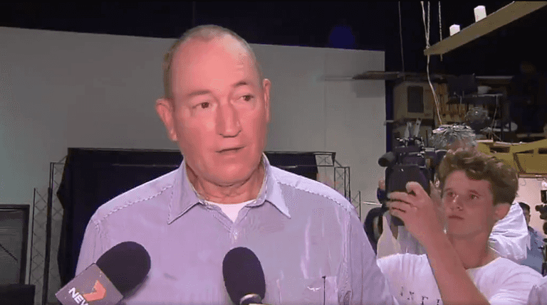 Fraser Anning slaps teenager after being hit over the head with egg Fraser Anning slaps teenager after being hit over the head with egg