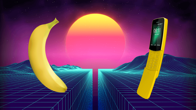 Which is better – Nokia’s 8110 banana phone or an actual banana? Which is better – Nokia’s 8110 banana phone or an actual banana?