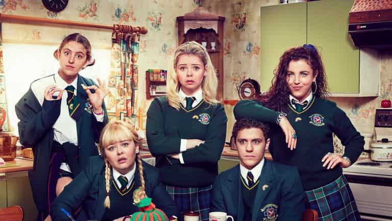 Talking friendship, Brexit and Blue WKDs with the cast of Derry Girls Talking friendship, Brexit and Blue WKDs with the cast of Derry Girls