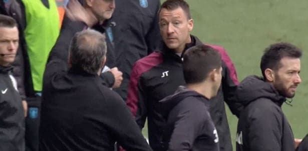 Marcelo Bielsa and John Terry square up after controversial goal at Elland Road