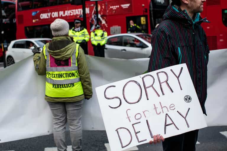 Extinction Rebellion London protests will finish tomorrow Extinction Rebellion London protests will finish tomorrow