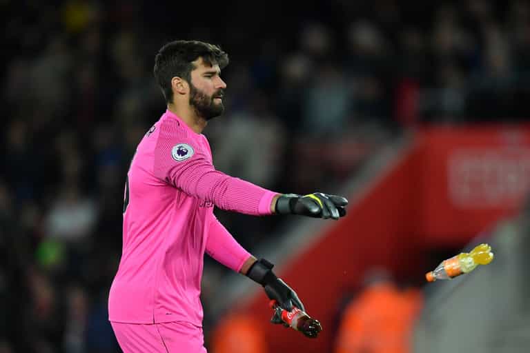 Alisson has equalled David de Gea’s best ever season with four games to spare Alisson has equalled David de Gea’s best ever season with four games to spare