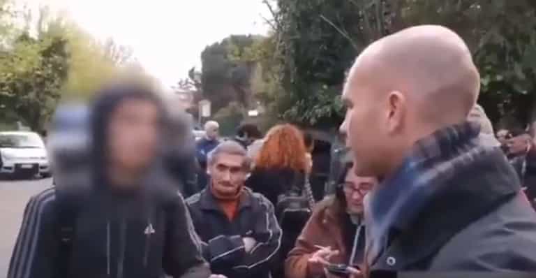 Italian teenager standing up to far-right protester in Rome earns plaudits worldwide Italian teenager standing up to far-right protester in Rome earns plaudits worldwide