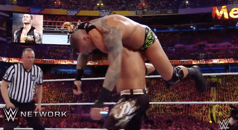 Randy Orton apologises to fans for WrestleMania lighting problem Randy Orton apologises to fans for WrestleMania lighting problem