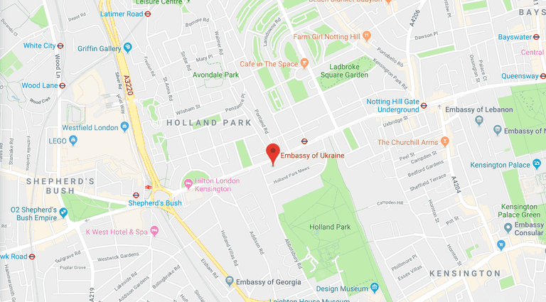 Police open fire outside Ukrainian embassy to the UK after ambassador’s vehicle was “deliberately rammed” Police open fire outside Ukrainian embassy to the UK after ambassador’s vehicle was “deliberately rammed”