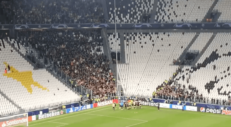 Ajax fans celebrate in Juventus’ Stadium after historic Champions League comeback Ajax fans celebrate in Juventus’ Stadium after historic Champions League comeback