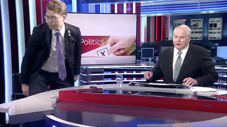 Climate change protestor walks out of Sky News interview Climate change protestor walks out of Sky News interview