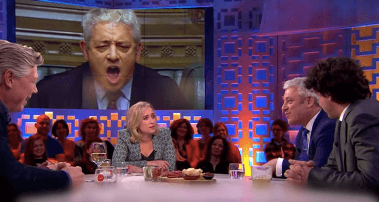 Maximum Bercow as Commons Speaker appears on Dutch TV Maximum Bercow as Commons Speaker appears on Dutch TV