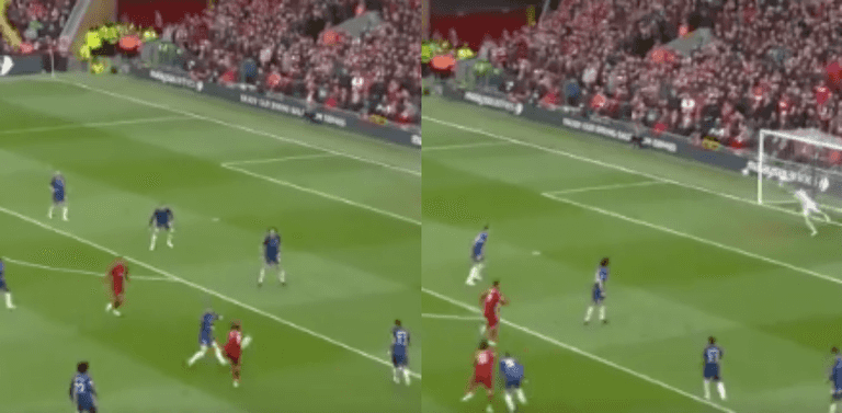 Mo Salah scores long range stunner to send Anfield into hysterics Mo Salah scores long range stunner to send Anfield into hysterics