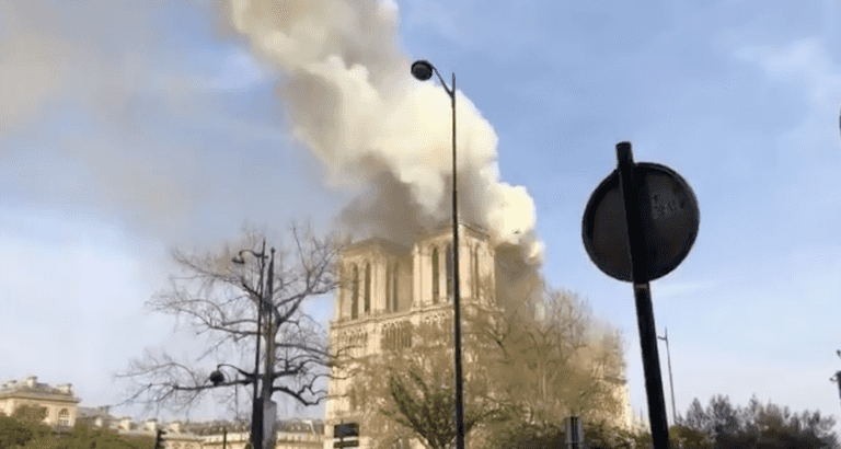Notre Dame is on fire Notre Dame is on fire