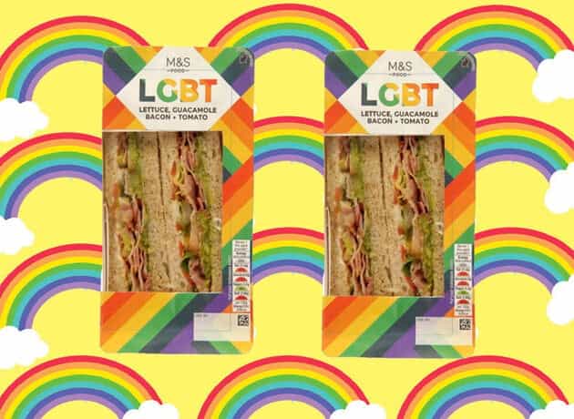 M&S launch LGBT sandwich celebrating pride M&S launch LGBT sandwich celebrating pride